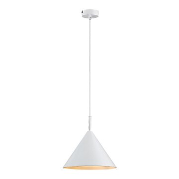 Rabalux 72008 - piekaramā lustra uz kabeļa 1xE27/40W/230V Ø 25 cm balta