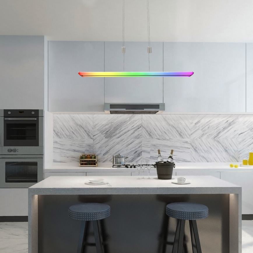 Rabalux - LED RGB Aptumšojuma lustra ar auklu LED/24W/230V Wi-Fi Tuya + tālvadības pults