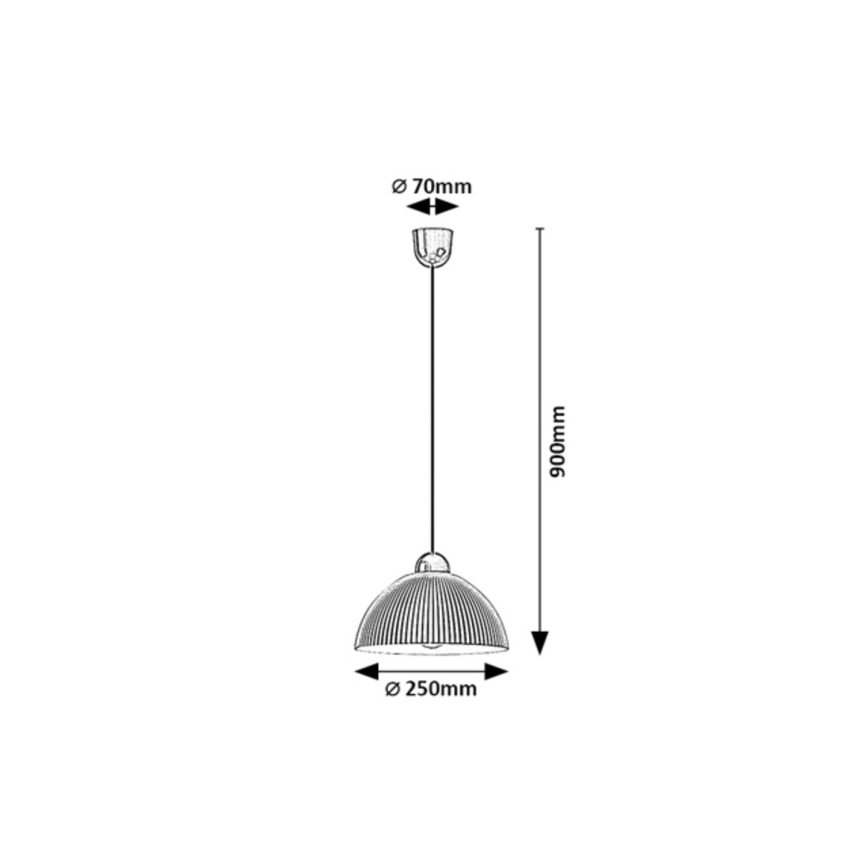 Rabalux - Lustra ar vadu 1xE27/60W/230V