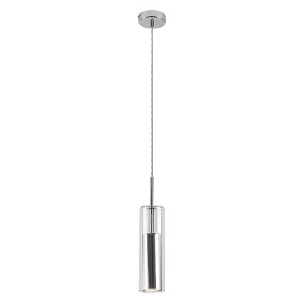 Rabalux - Lustra ar auklu 1xGU10/50W/230V caurspīdīga/spīdīgi hromēts