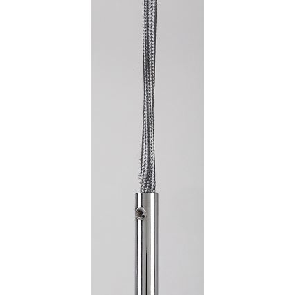 Rabalux - Lustra ar auklu 1xGU10/50W/230V caurspīdīga/spīdīgi hromēts