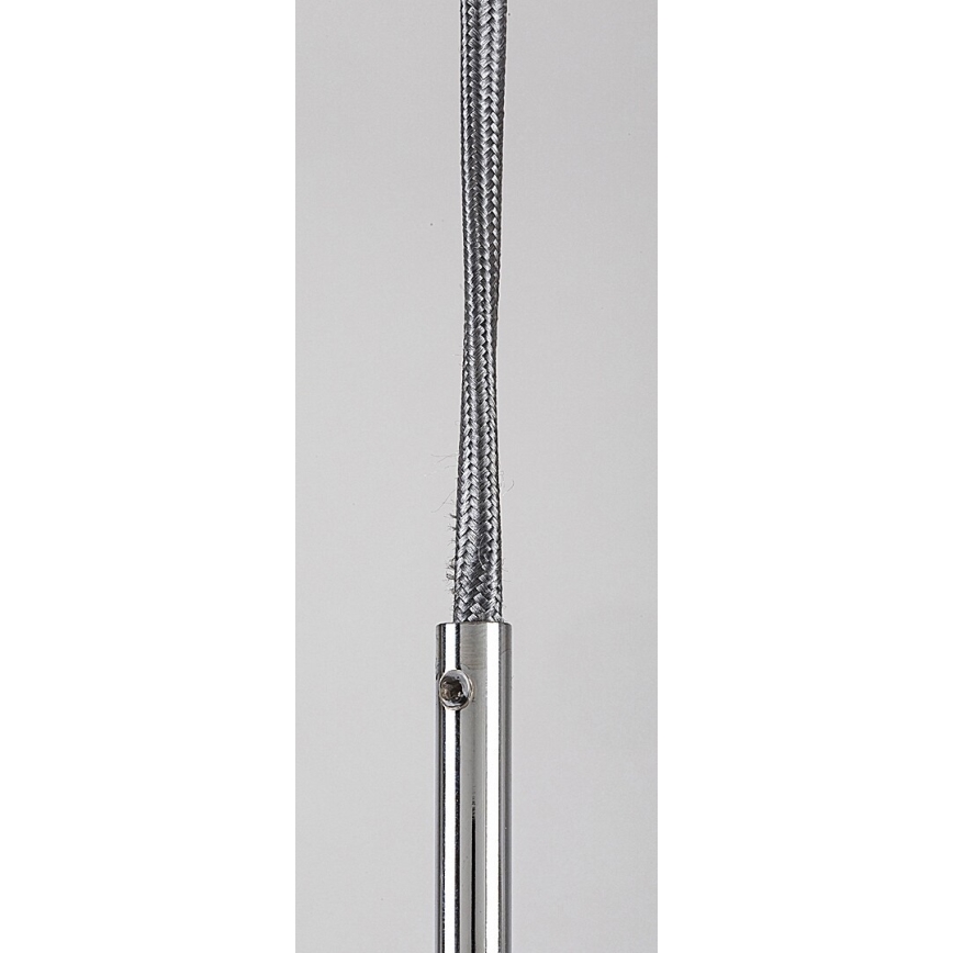 Rabalux - Lustra ar auklu 1xGU10/50W/230V caurspīdīga/spīdīgi hromēts