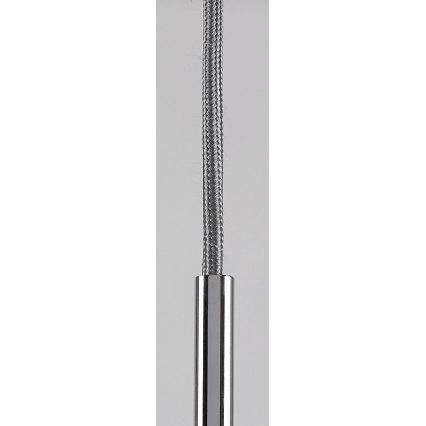 Rabalux - Lustra ar auklu 1xE27/40W/230V caurspīdīga/spīdīgi hromēts
