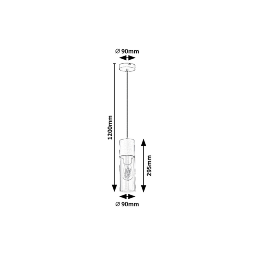 Rabalux - Lustra ar auklu 1xE27/25W/230V