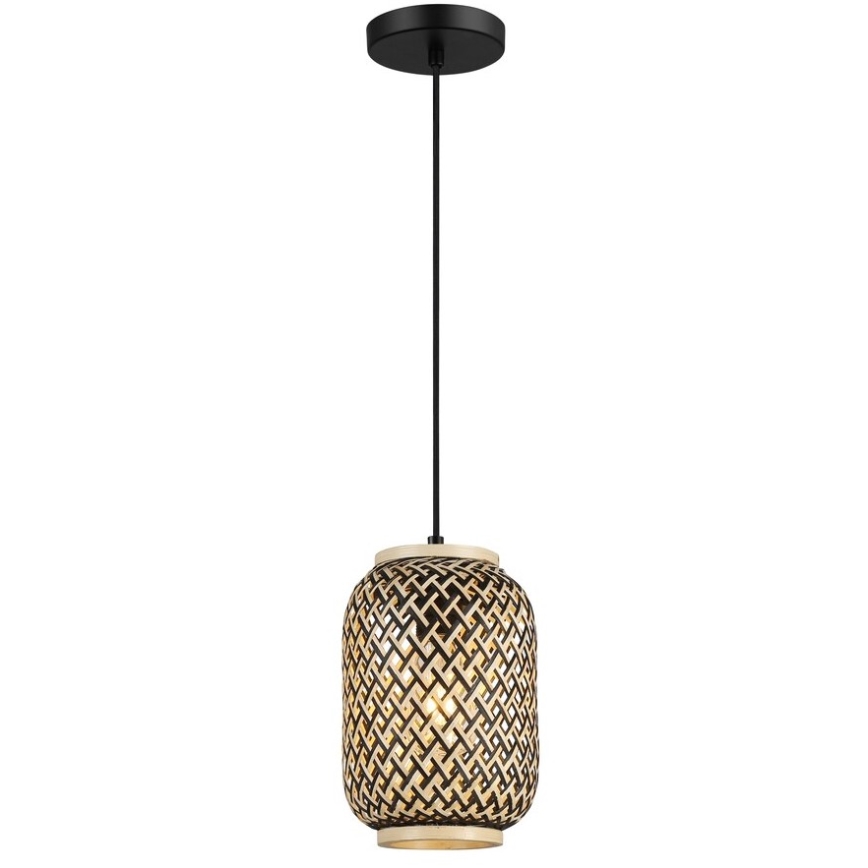 Rabalux - Lustra ar auklu 1xE27/40W/230V, rotanga