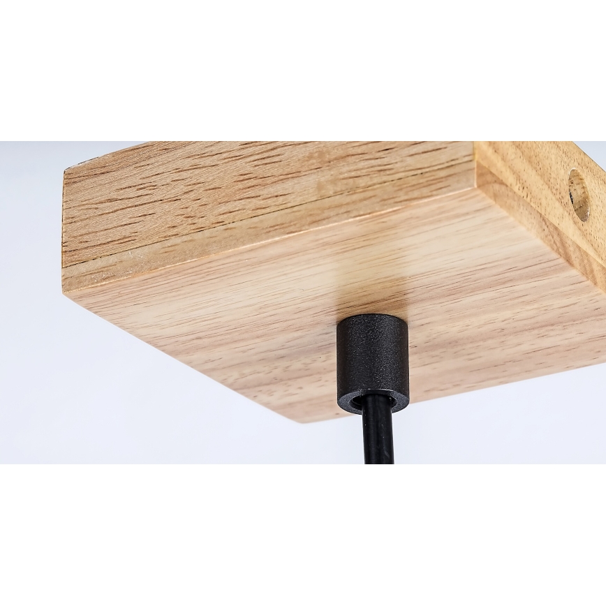 Rabalux - Lustra ar auklu 1xGU10/5W/230V, ozolkoks