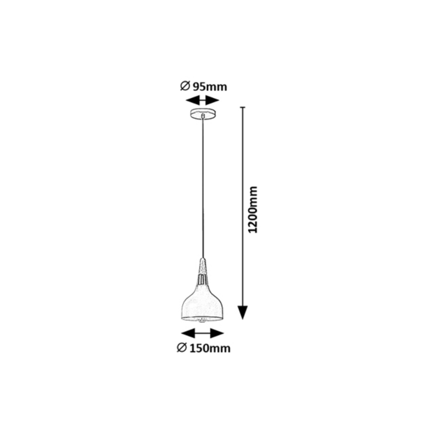 Rabalux - Lustra ar auklu 1xE27/40W/230V
