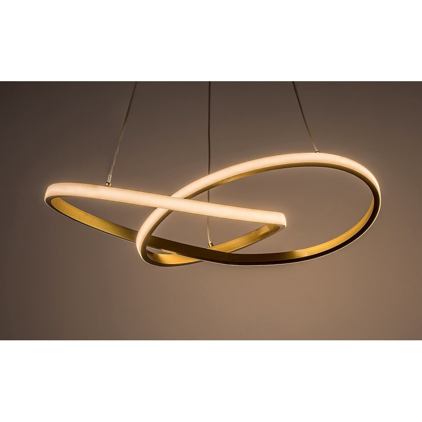 Rabalux - LED Lustra ar auklu LED/36W/230V 3000K zelta