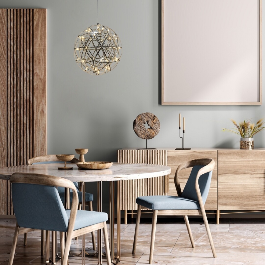 Rabalux - LED Lustra ar auklu LED/16W/230V 3000K spīdīgi hromēts