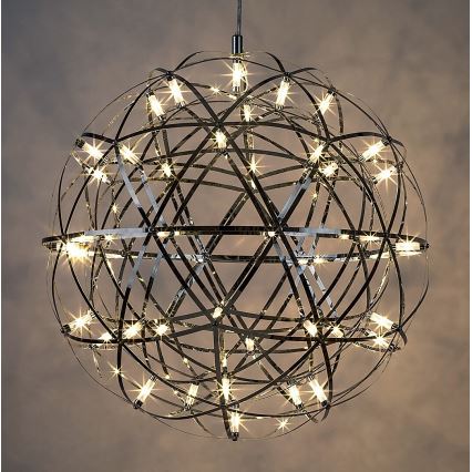Rabalux - LED Lustra ar auklu LED/16W/230V 3000K spīdīgi hromēts
