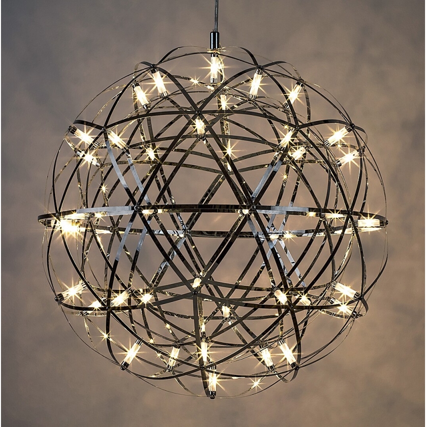 Rabalux - LED Lustra ar auklu LED/16W/230V 3000K spīdīgi hromēts