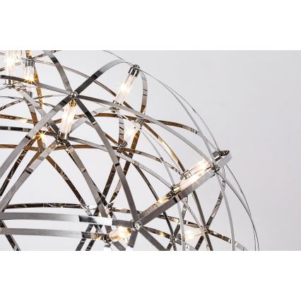 Rabalux - LED Lustra ar auklu LED/16W/230V 3000K spīdīgi hromēts