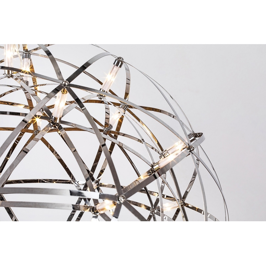 Rabalux - LED Lustra ar auklu LED/16W/230V 3000K spīdīgi hromēts