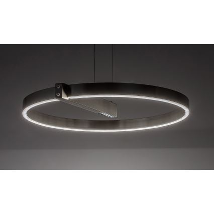 Rabalux - LED Lustra ar auklu LED/34W/230V matēts hroms