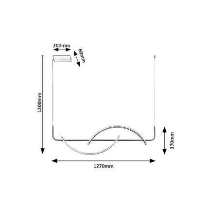 Rabalux - LED Lustra ar auklu LED/35W/230V