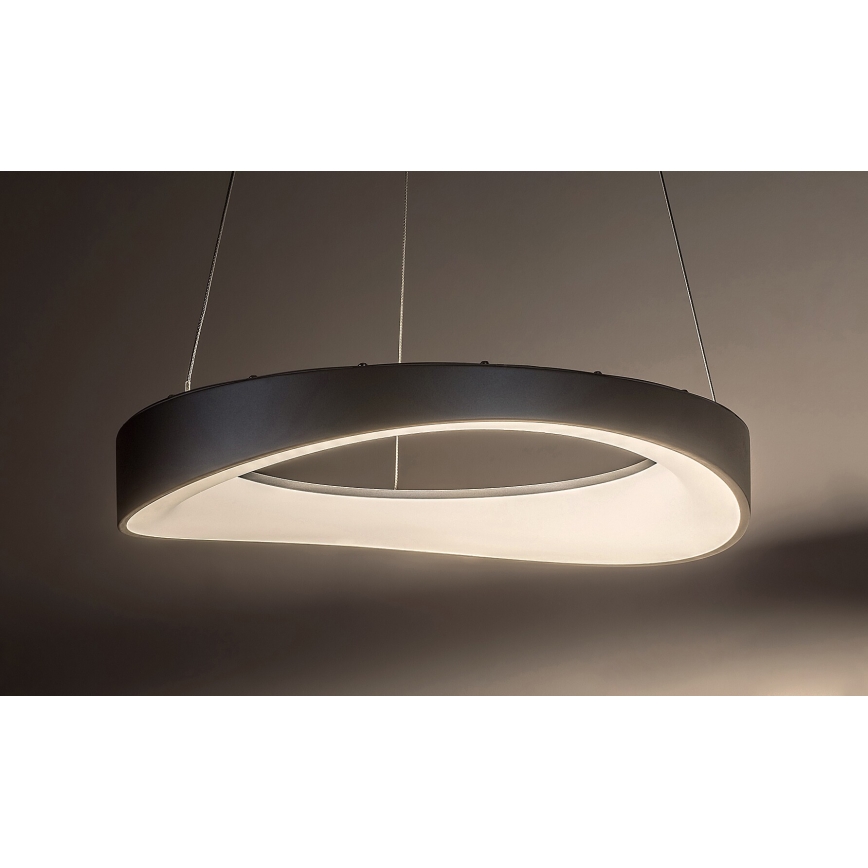 Rabalux - LED Lustra ar auklu LED/56W/230V 3000K sudraba