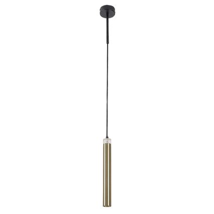 Rabalux - LED Lustra ar auklu LED/10W/230V 4000K melna/zelta