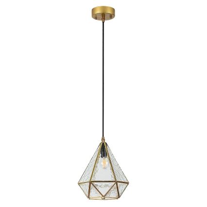 Rabalux - Tiffany Vitrāža lustra ar auklu 1xE14/40W/230V zelta