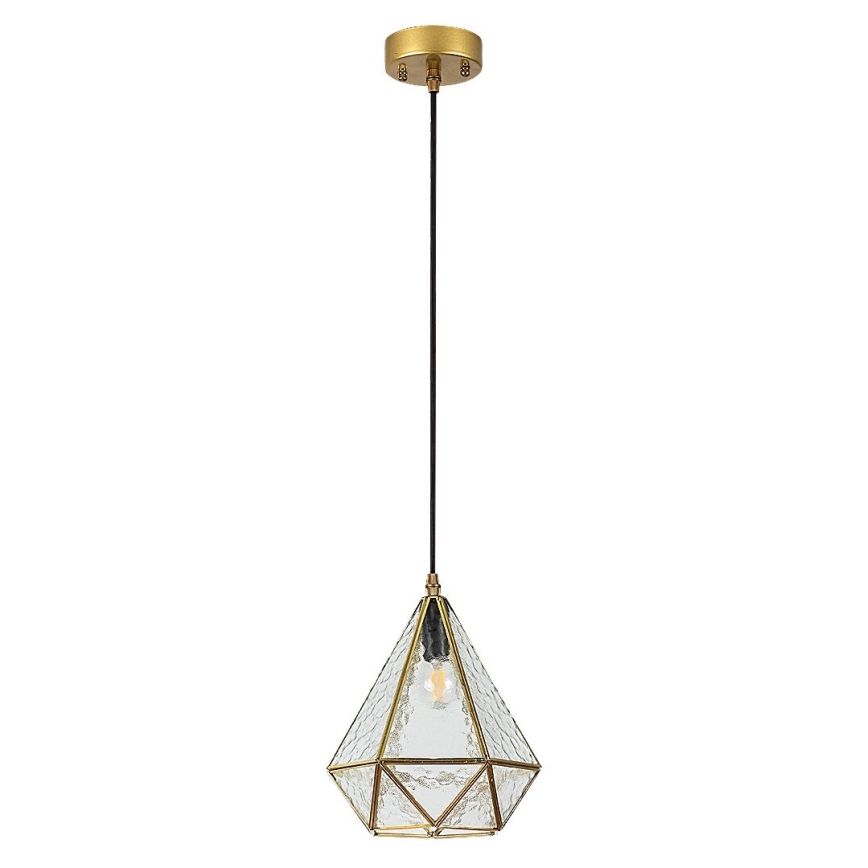 Rabalux - Tiffany Vitrāža lustra ar auklu 1xE14/40W/230V zelta