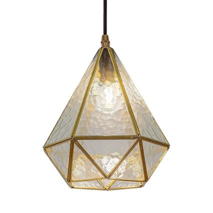 Rabalux - Tiffany Vitrāža lustra ar auklu 1xE14/40W/230V zelta