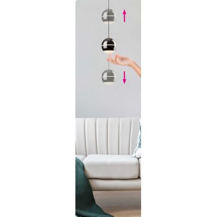 Rabalux - LED Lustra ar auklu LED/6W/230V 4000K