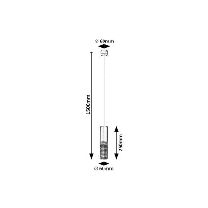 Rabalux - Lustra ar auklu 1xGU10/35W/230V