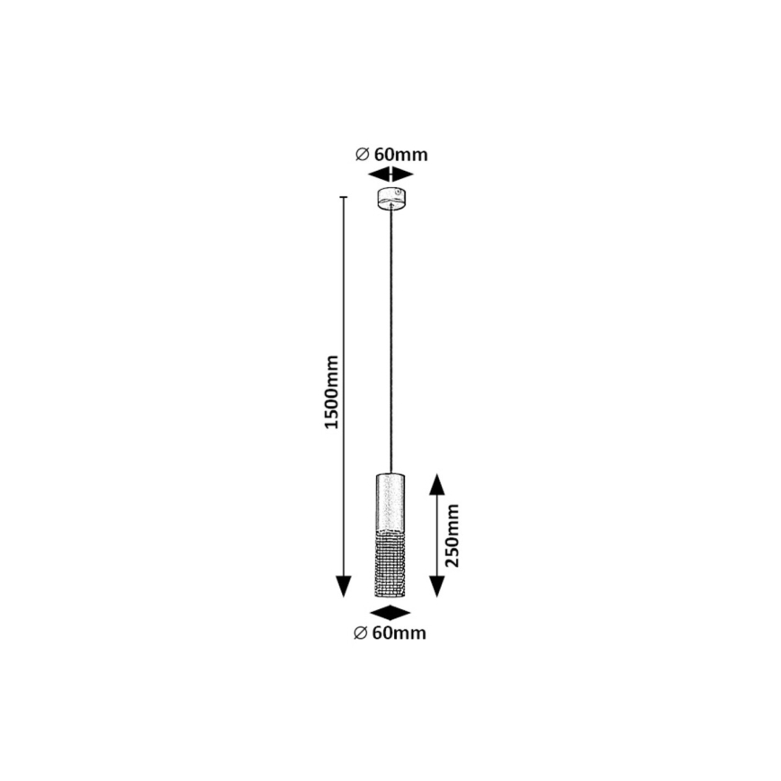 Rabalux - Lustra ar auklu 1xGU10/35W/230V