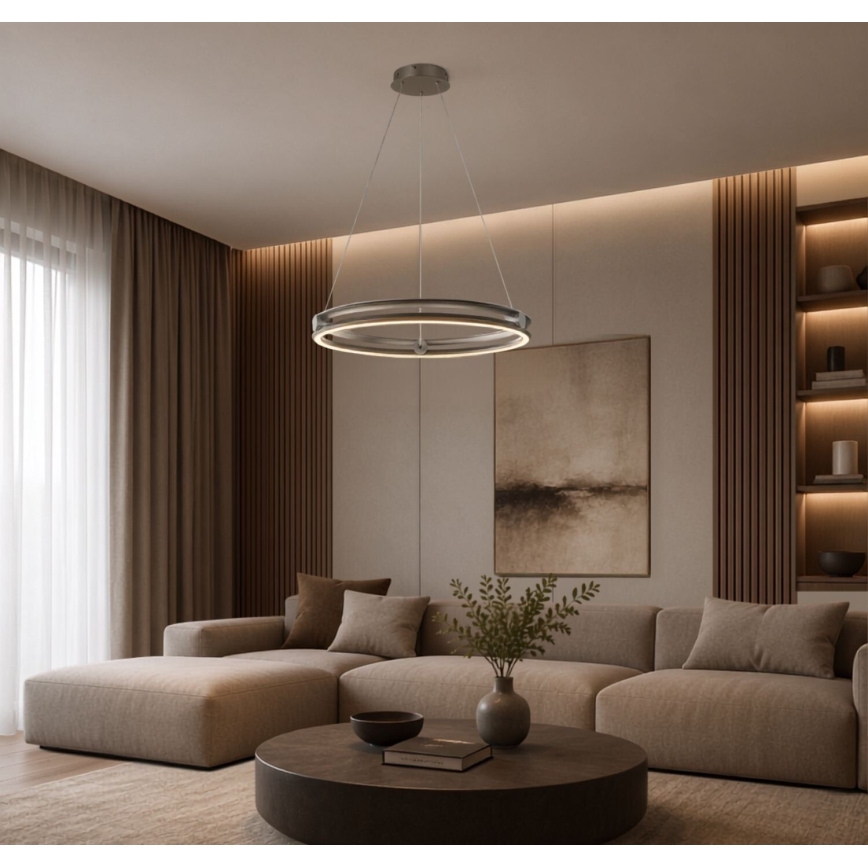Rabalux - LED regulējama piekaramā lampa uz kabeļa LED/60W/230V 3000-6500K pelēka + tālvadība