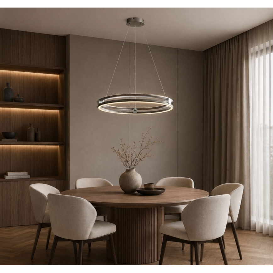 Rabalux - LED regulējama piekaramā lampa uz kabeļa LED/60W/230V 3000-6500K pelēka + tālvadība