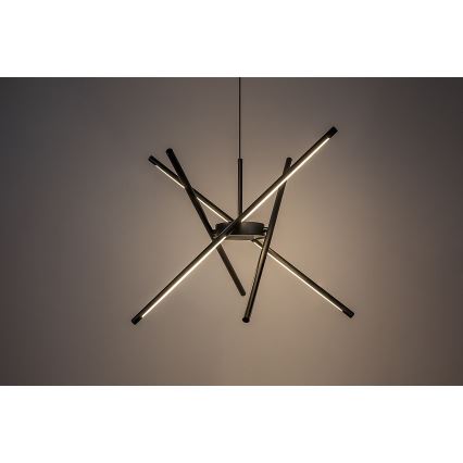 Rabalux - LED Lustra ar auklu LED/40W/230V 3000K melna