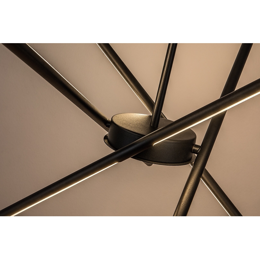 Rabalux - LED Lustra ar auklu LED/40W/230V 3000K melna