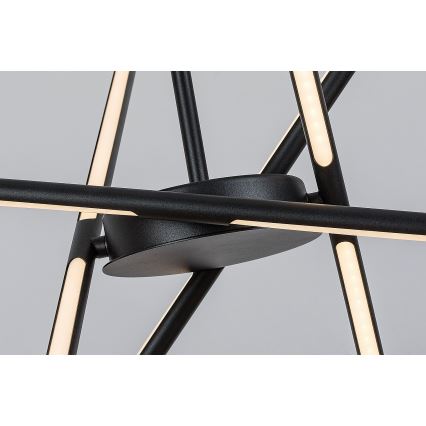 Rabalux - LED Lustra ar auklu LED/40W/230V 3000K melna