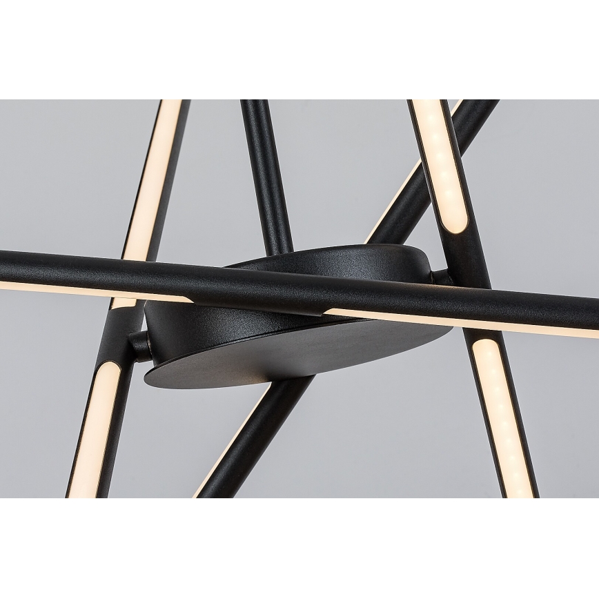 Rabalux - LED Lustra ar auklu LED/40W/230V 3000K melna