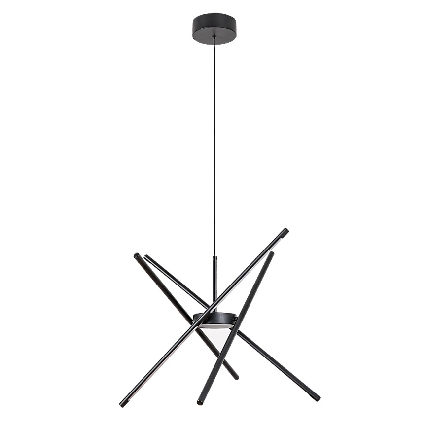 Rabalux - LED Lustra ar auklu LED/40W/230V 3000K melna