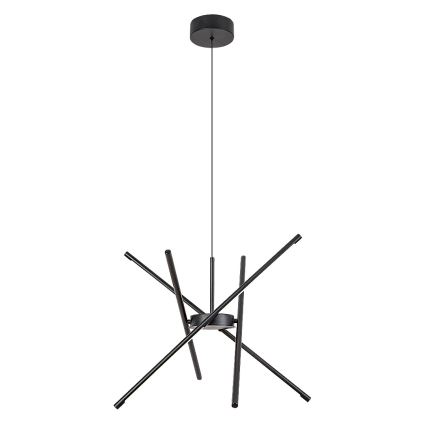Rabalux - LED Lustra ar auklu LED/40W/230V 3000K melna