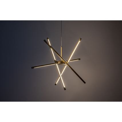 Rabalux - LED Lustra ar auklu LED/40W/230V 3000K zelta