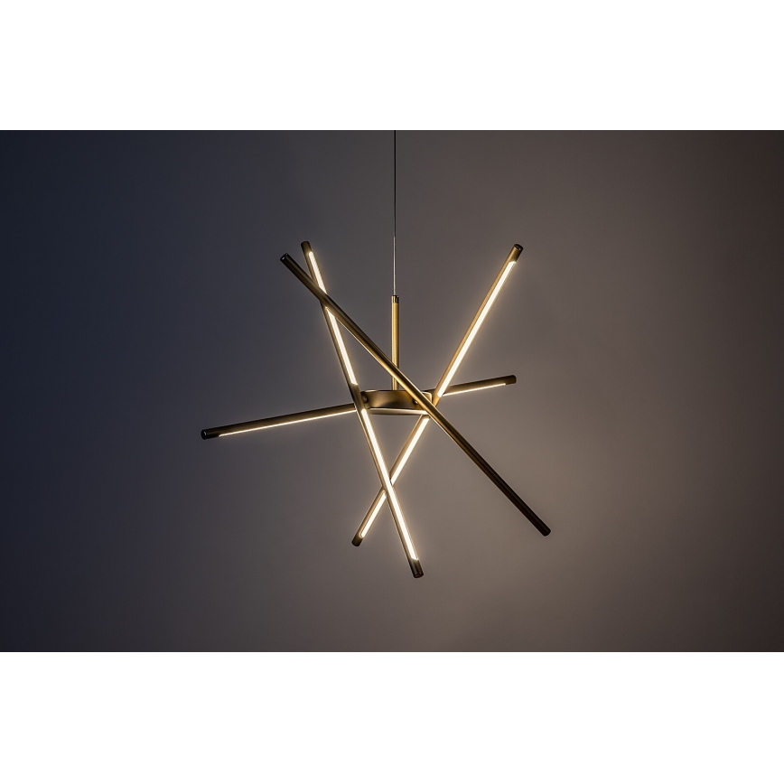 Rabalux - LED Lustra ar auklu LED/40W/230V 3000K zelta