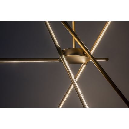 Rabalux - LED Lustra ar auklu LED/40W/230V 3000K zelta