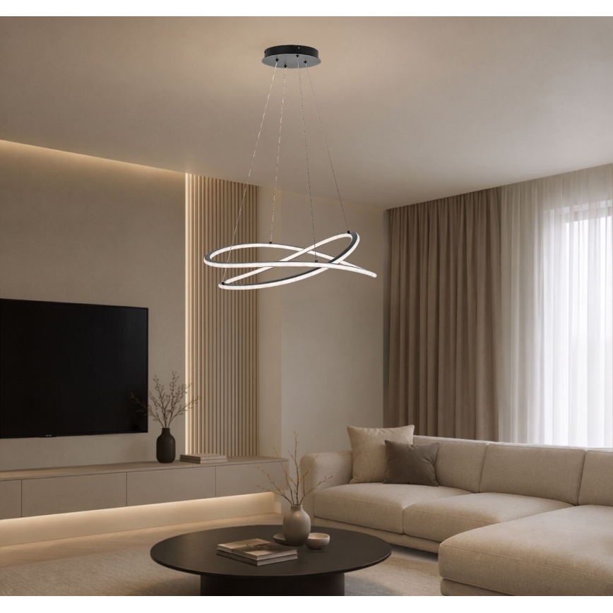 Rabalux - LED dimmējama lustra uz vada LED/75W/230V 3000-6500K + tālvadības pults