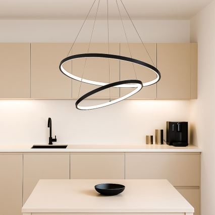 Rabalux - LED regulējamā lustra uz troses LED/75W/230V 3000-6500K + tālvadības pults