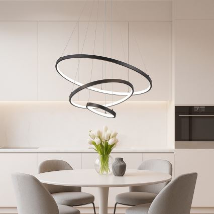 Rabalux - LED dimējama lustra uz kabeļa LED/90W/230V 3000-6500K + tālvadība