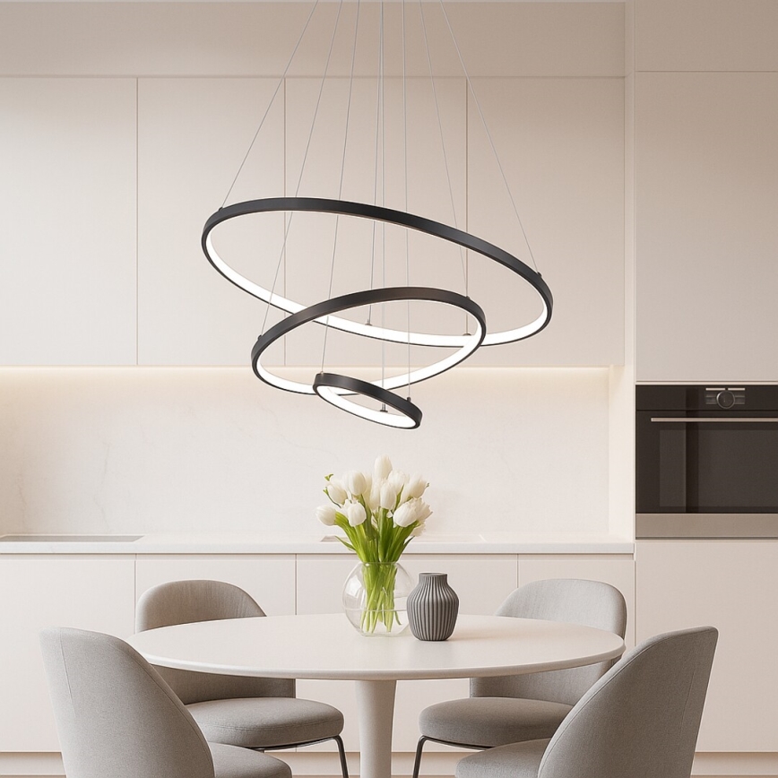 Rabalux - LED dimējama lustra uz kabeļa LED/90W/230V 3000-6500K + tālvadība