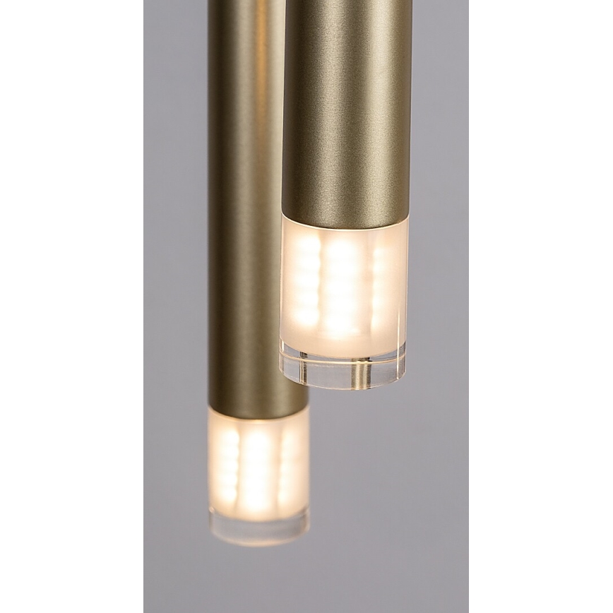 Rabalux - Lustra ar auklu 5xG9/5W/230V zelta