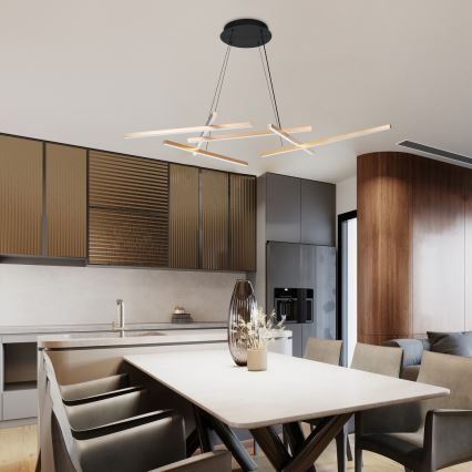 Rabalux - LED Aptumšojama lustra ar auklu LED/40W/230V 3000-6500K + tālvadības pults
