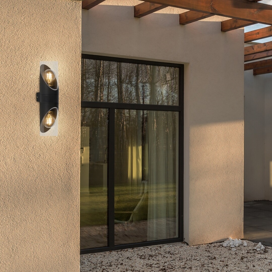 Rabalux - Āra sienas lampa 2xE27/28W/230V IP54