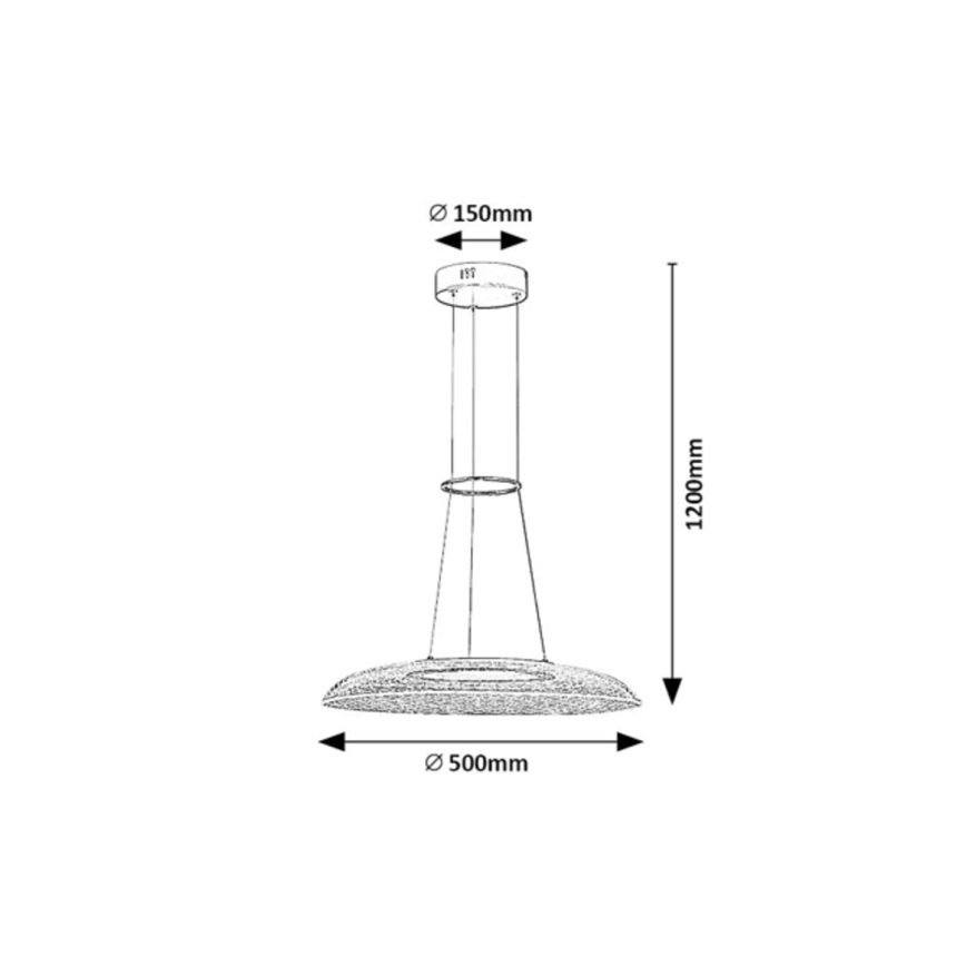 Rabalux - LED pakaramais gaismeklis uz kabeļa LED/24W/230V 3000K