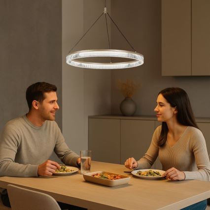 Rabalux - LED regulējamā lustra uz troses LED/24W/230V 3000-6500K + tālvadība