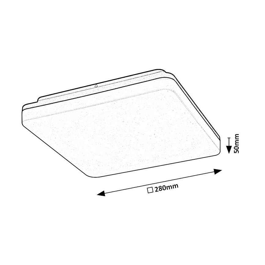 Rabalux - LED Vannas istabas griestu lampa LED/24W/230V IP54