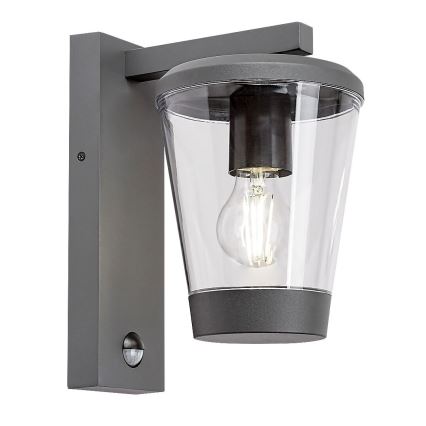 Rabalux - Āra sienas lampa ar sensoru 1xE27/40W/230V IP44