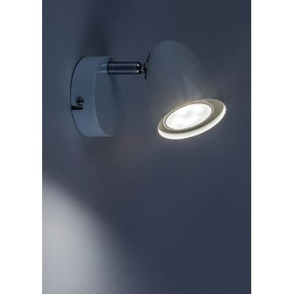 Rabalux - Sienas starmetis 1xGU10/5W/230V balta